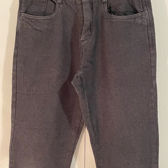 Zara Boys 5 Pocket Ribbed Pant Size 11/12 Gray-Black - Picture 15 of 17